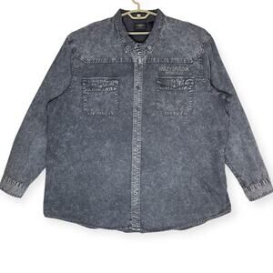 Harley Davidson Men's Serpent Skull Long Sleeve Shirt Size 4XL